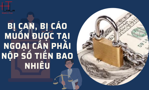 BỊ CAN, BỊ CÁO MUỐN ĐƯỢC TẠI NGOẠI CẦN PHẢI NỘP SỐ TIỀN BAO NHIÊU? (CÔNG TY LUẬT UY TÍN TẠI TP HỒ CHÍ MINH, VIỆT NAM)